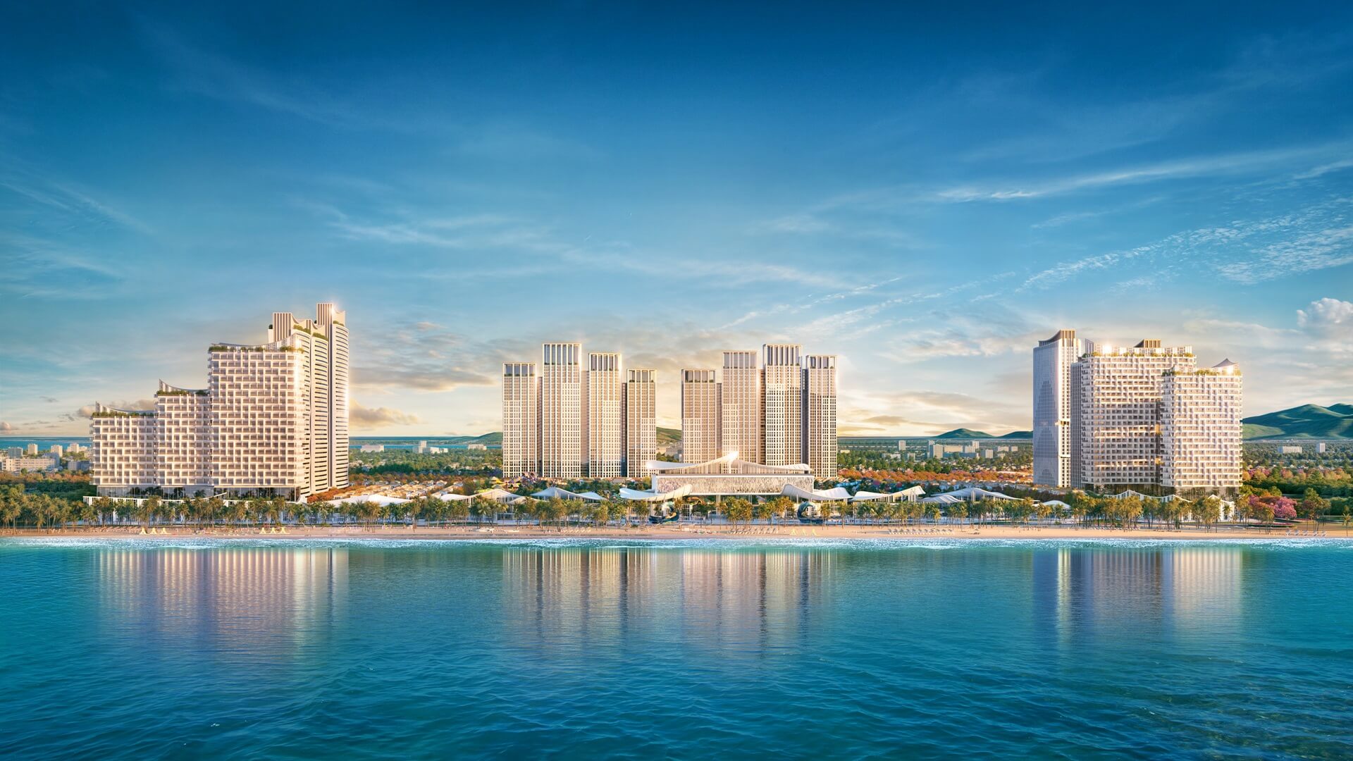 Phối cảnh Blanca City buổi sáng