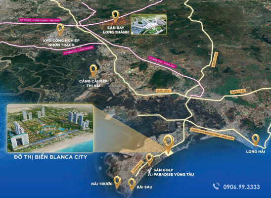Vị trí Blanca City Vũng Tàu